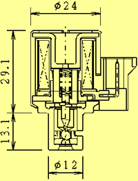 Solenoid valve for automobile