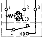 Connecting method: With normal open indicator